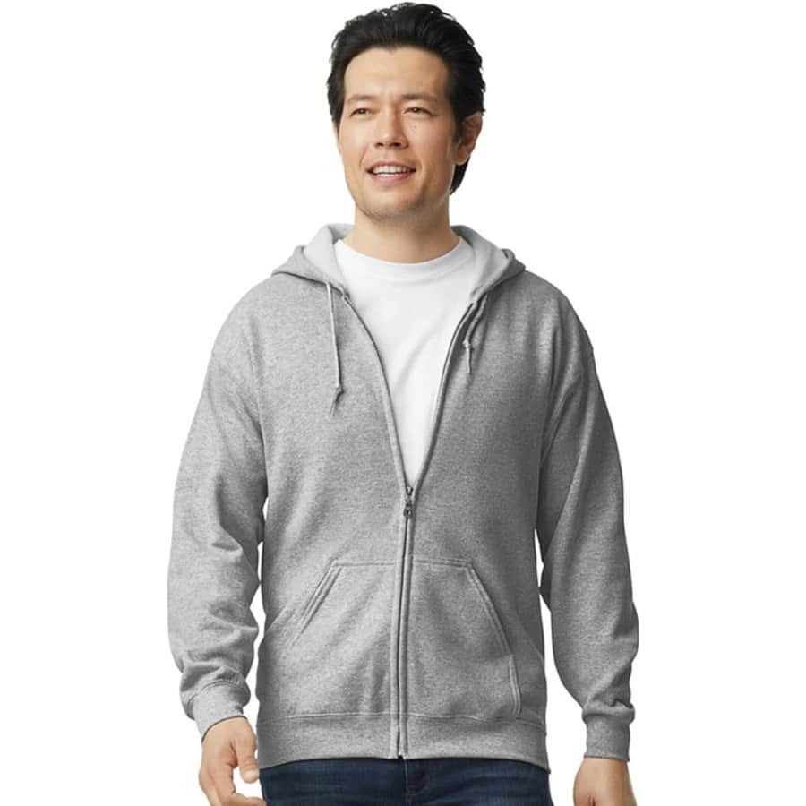 Gildan Men's Fleece Zip Hooded Sweatshirt for $9 Gildan Men's Fleece Zip Hooded Sweatshirt for $9