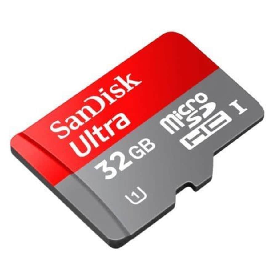 Sandisk Ultra 32GB Micro-SD + SD Adp. 100MB/s for $8
