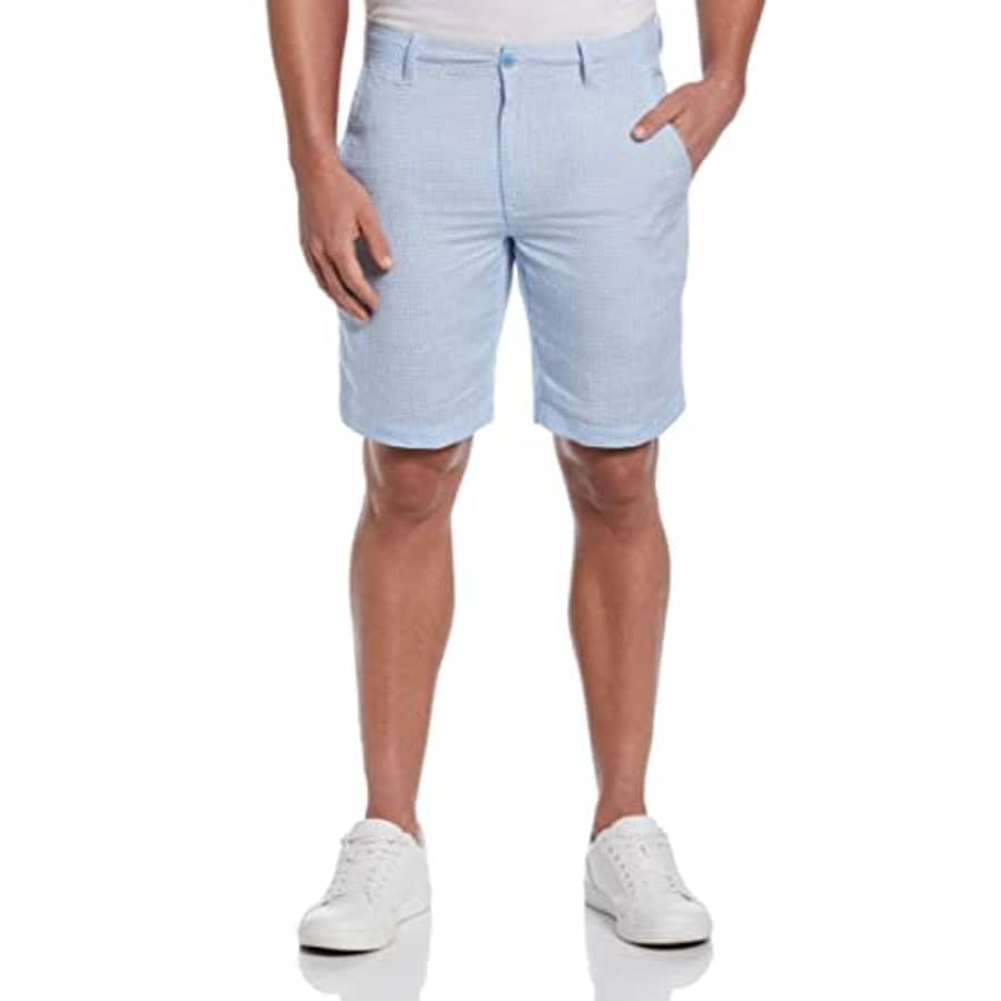 Cubavera Men's Linen Blend Seersucker Short, Little Boy Blue, 38 for $17