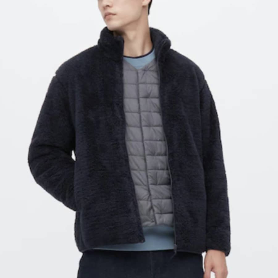 Uniqlo Men's Fluffy Yarn Fleece Full-Zip Jacket for $30 Uniqlo Men's Fluffy Yarn Fleece Full-Zip Jacket for $30