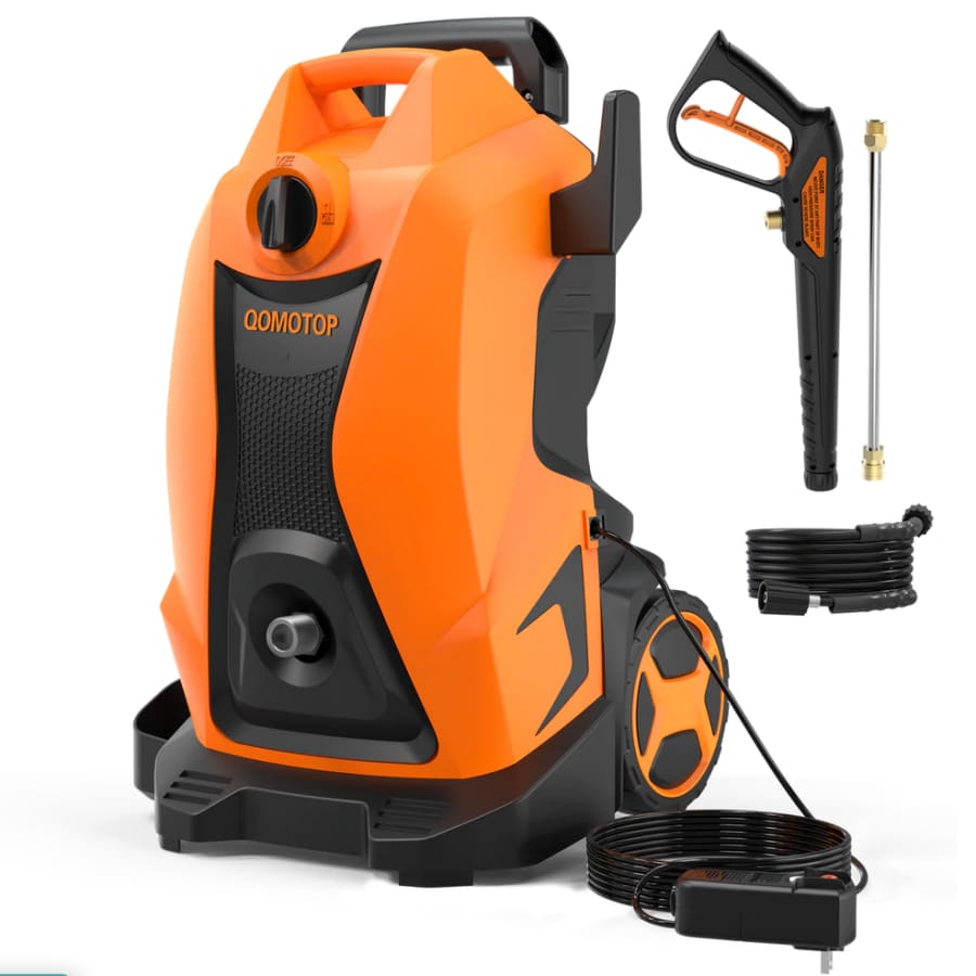 Qomotop 2,100-PSI Electric Pressure Washer for $90 Qomotop 2,100-PSI Electric Pressure Washer for $90