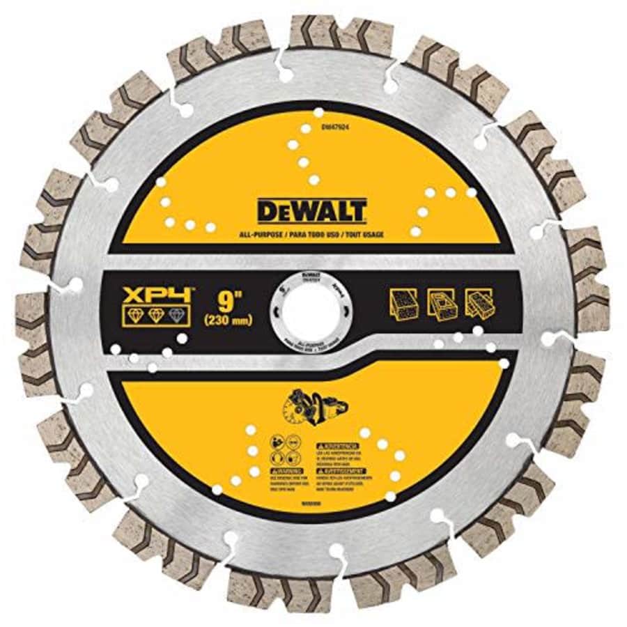 DEWALT Diamond Saw Blade, Concrete and Masonry Blade, Segmented, 9-inch (DW47924) for $78