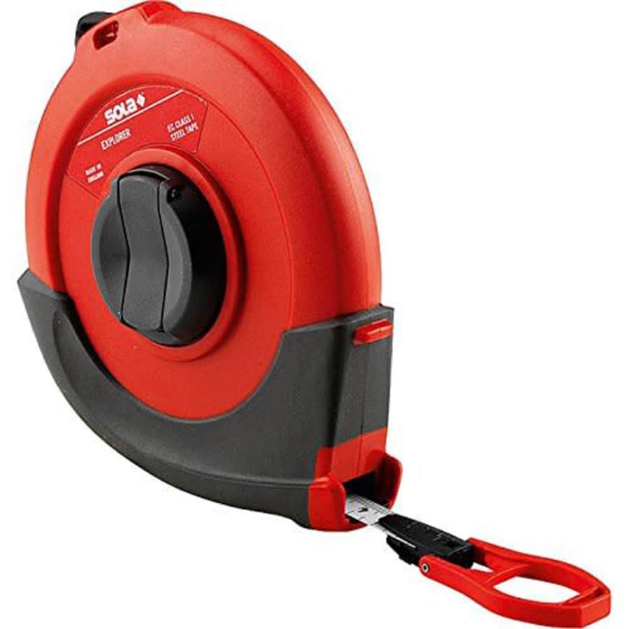 Sola 50080501" Explorer EP 30" Tape Measure, Grey/Red, m for $90