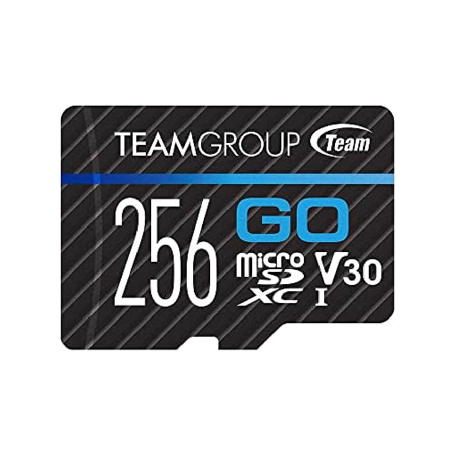 TEAMGROUP GO Card 256GB Micro SDXC UHS-I U3 V30 4K for GoPro & Drone & Action Cameras High Speed for $17 TEAMGROUP GO Card 256GB Micro SDXC UHS-I U3 V30 4K for GoPro & Drone & Action Cameras High Speed for $17