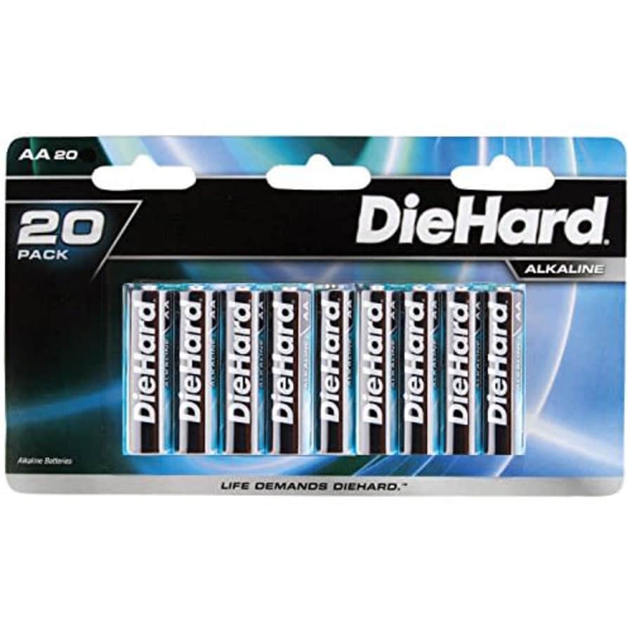 DORCY International DIEHARD AA Alkaline Batteries 20 Pack 41-1173 for $21