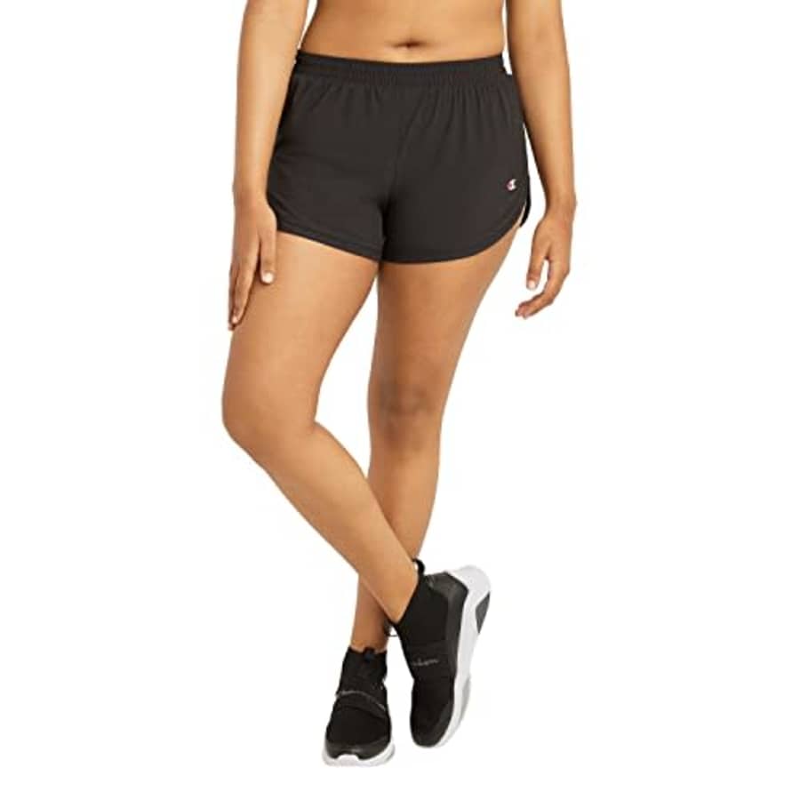 Champion Women's Practice Gym Varsity Shorts, Moisture-Wicking Iconic 'C' Logo, 3.5" Inseam, for $32