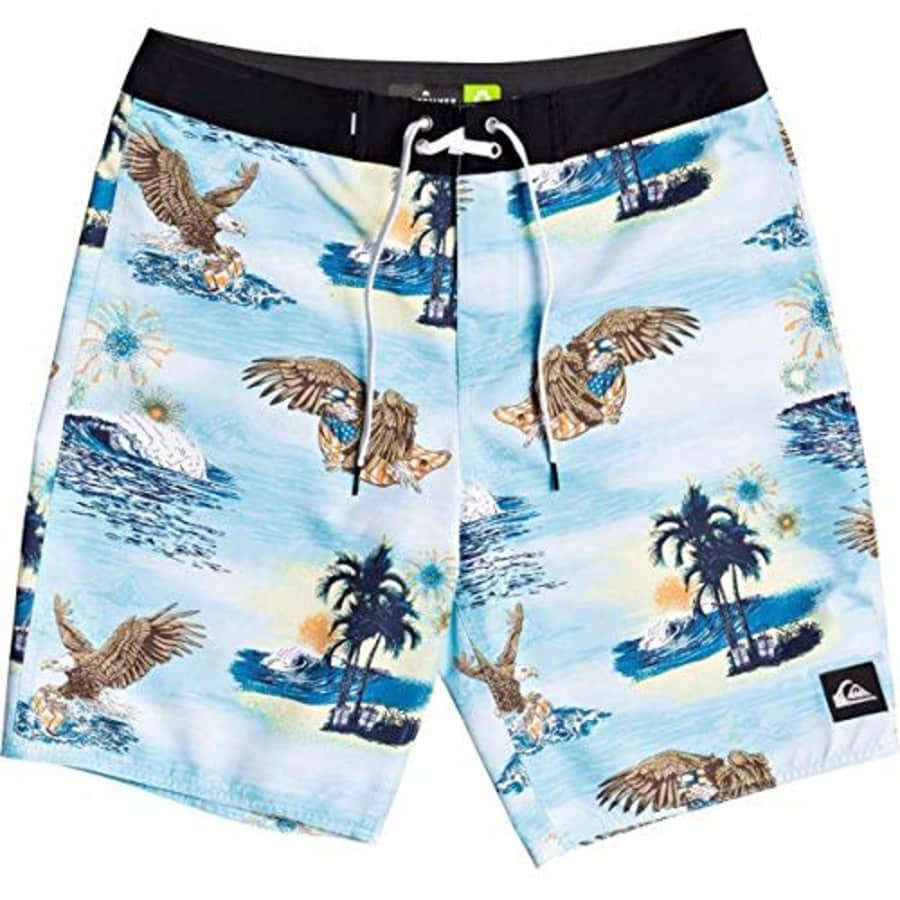 Quiksilver Men's Everyday America 4th of July Boardshort Swim Trunk, Pacific Blue, 38 for $19 Quiksilver Men's Everyday America 4th of July Boardshort Swim Trunk, Pacific Blue, 38 for $19