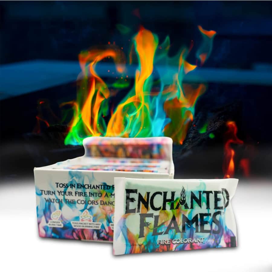 Enchanted Flames Fire Changing Color Packet 12-Pack for $10 Enchanted Flames Fire Changing Color Packet 12-Pack for $10