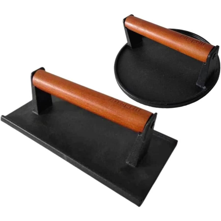 Cast Iron Meat Press 2-Pack for $24 Cast Iron Meat Press 2-Pack for $24
