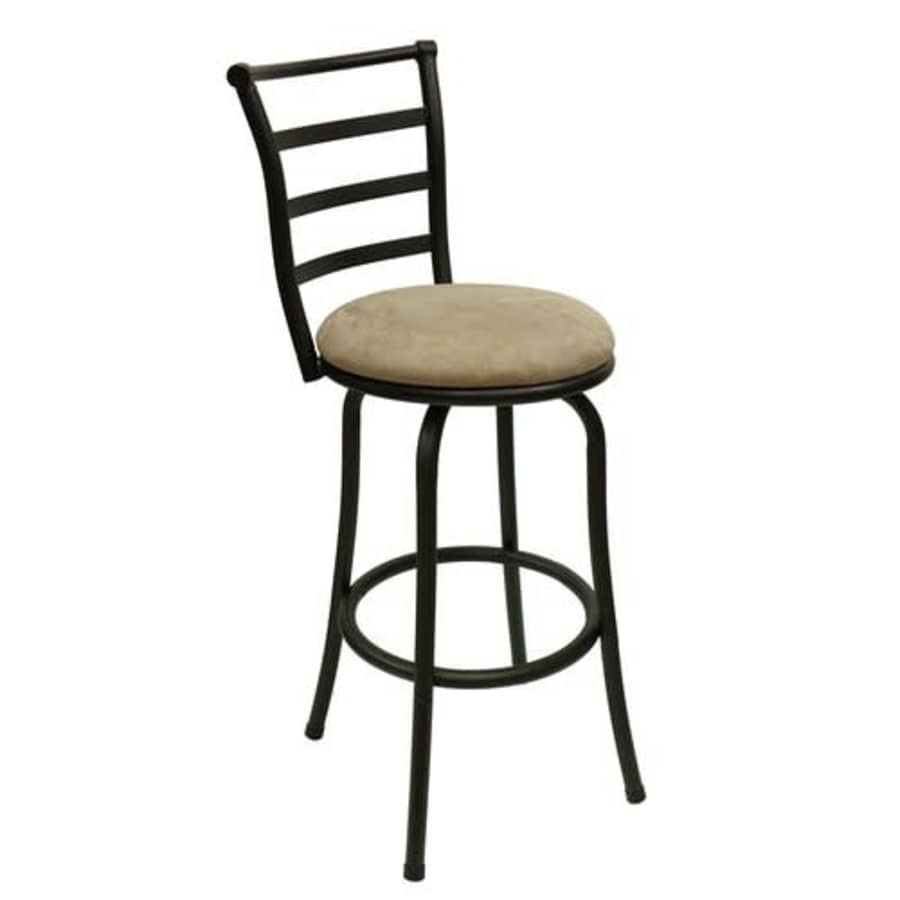 Mainstays 29" Ladder Back Swivel Barstool for $30