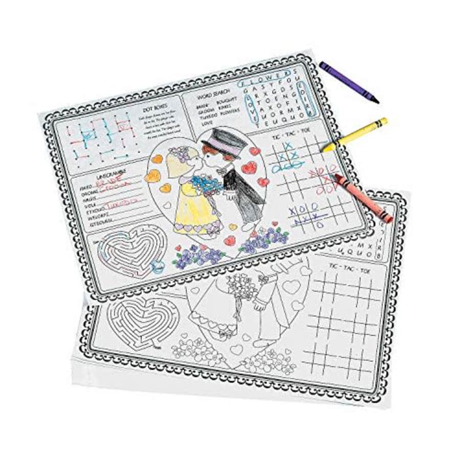 Fun Express - Wedding Paper Placemats for Wedding - Party Supplies - Table Covers - Table Placemats for $9 Fun Express - Wedding Paper Placemats for Wedding - Party Supplies - Table Covers - Table Placemats for $9