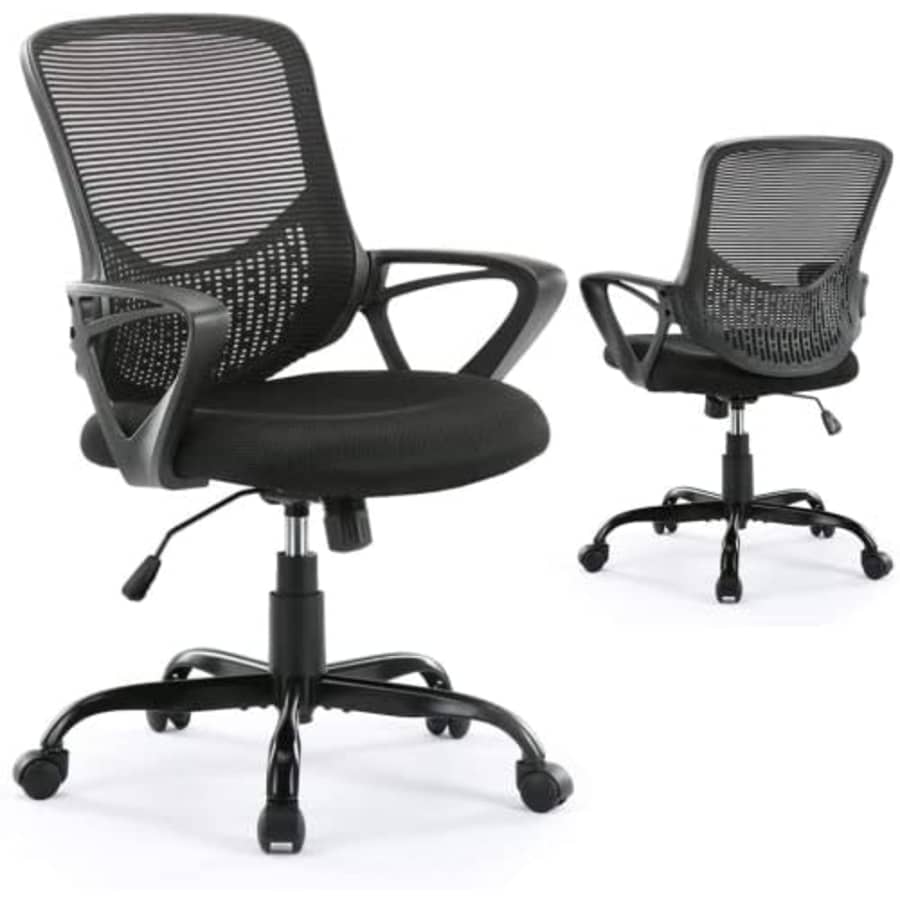 EDX Office Chair, Ergonomic Home Desk Chair Mid Back Mesh Chair Rolling Swivel Computer Chair with for $42 EDX Office Chair, Ergonomic Home Desk Chair Mid Back Mesh Chair Rolling Swivel Computer Chair with for $42