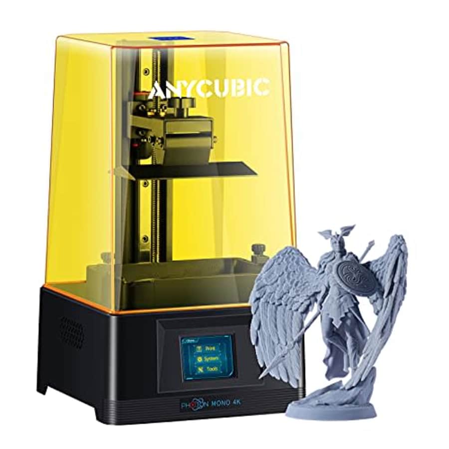 ANYCUBIC Photon Mono 4K 3D Printer, 6.23'' Monochrome Screen Upgraded LCD SLA UV Resin 3D Printers for $250