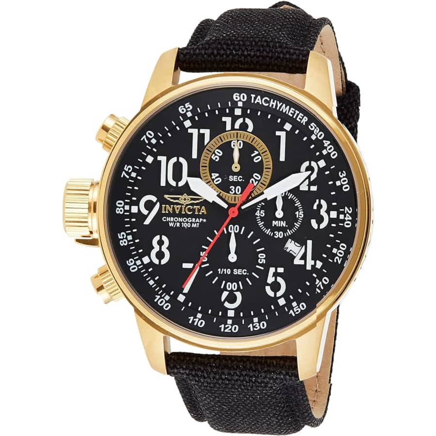 Invicta Men's I Force Collection Chronograph Strap Watch for $68