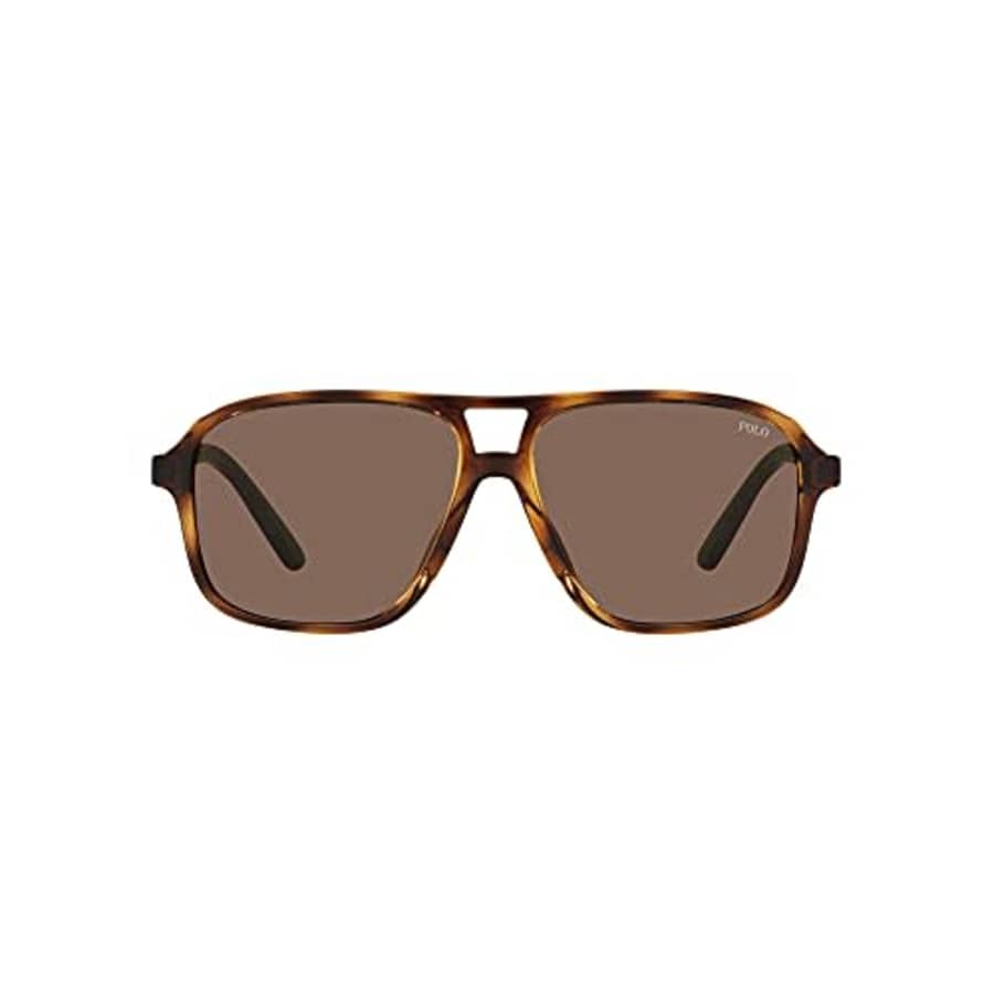 Polo Ralph Lauren Men's PH4177U Universal Fit Rectangular Sunglasses, Shiny Havana/Brown, 58 mm for $149 Polo Ralph Lauren Men's PH4177U Universal Fit Rectangular Sunglasses, Shiny Havana/Brown, 58 mm for $149