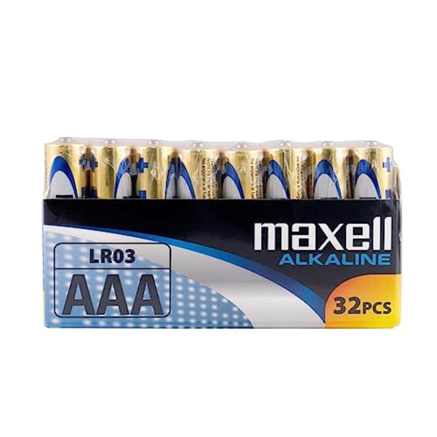 Maxell LR03 AAA Batteries AAA Pack de 32 pilas Gold for $12 Maxell LR03 AAA Batteries AAA Pack de 32 pilas Gold for $12