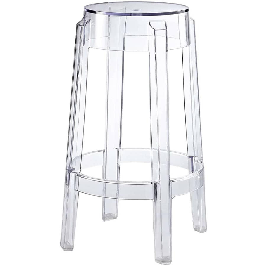 Modway Casper Modern Acrylic Counter Bar Stool for $82 Modway Casper Modern Acrylic Counter Bar Stool for $82