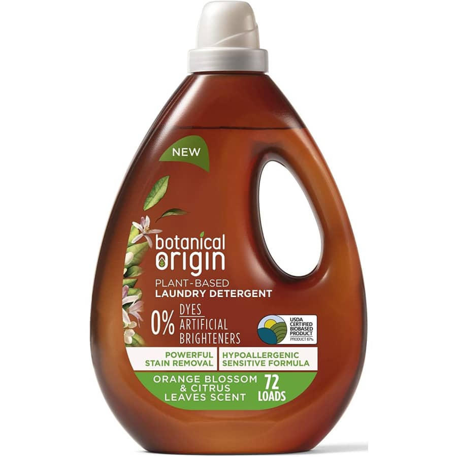 Botanical Origin Plant-based Laundry Detergent 54-oz. Bottle for $27