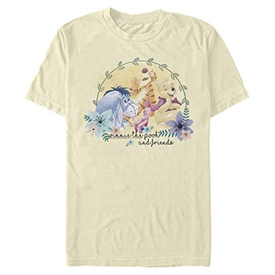 Disney Men's Pooh Winnie and Friends T-Shirt, Cream, 3X-Large for $15 Disney Men's Pooh Winnie and Friends T-Shirt, Cream, 3X-Large for $15