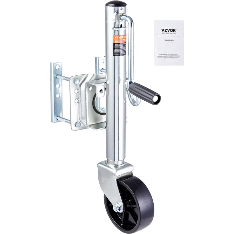 Vevor 1000-lb. Trailer Jack with Wheel for $32 w/ Prime Vevor 1000-lb. Trailer Jack with Wheel for $32 w/ Prime
