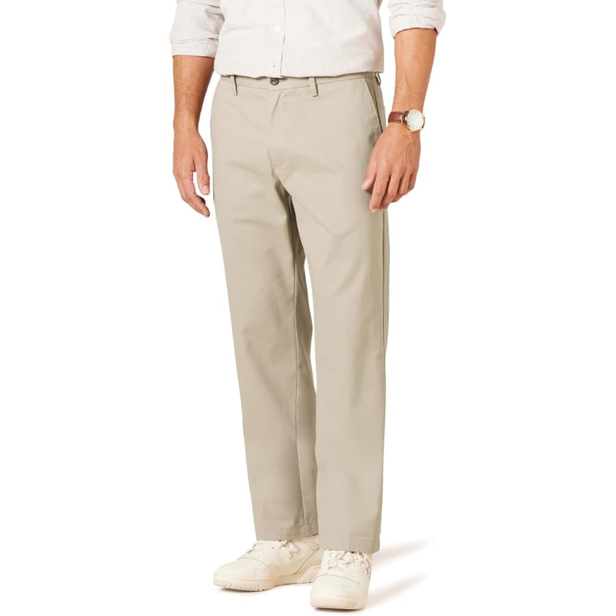 Amazon Essentials Men's Classic-Fit Wrinkle-Resistant Flat-Front Chino Pants for $20 w/ Prime Amazon Essentials Men's Classic-Fit Wrinkle-Resistant Flat-Front Chino Pants for $20 w/ Prime