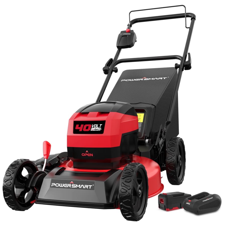 PowerSmart 40V 17" Cordless Brushless Electric Push Lawn Mower: $189.99