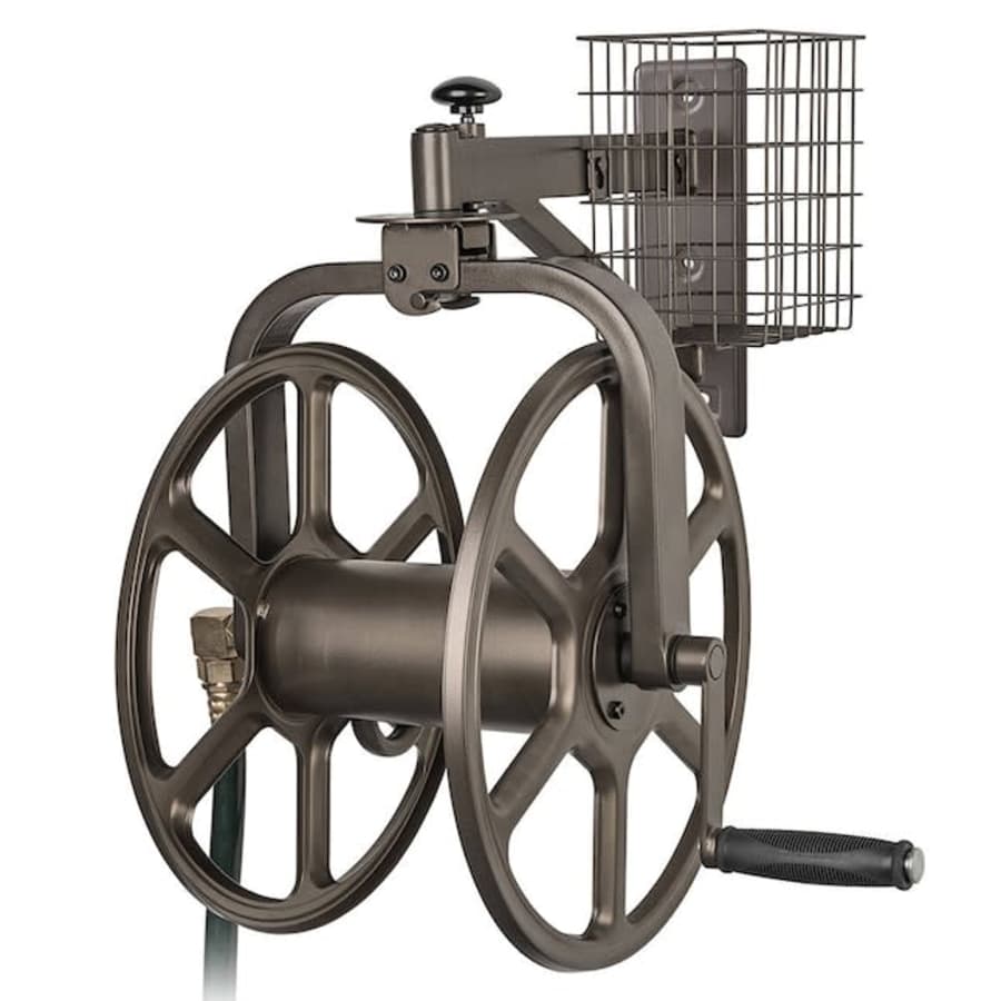 Liberty Garden Single Arm Navigator Multi-Directional Garden Hose Reel for $114 Liberty Garden Single Arm Navigator Multi-Directional Garden Hose Reel for $114