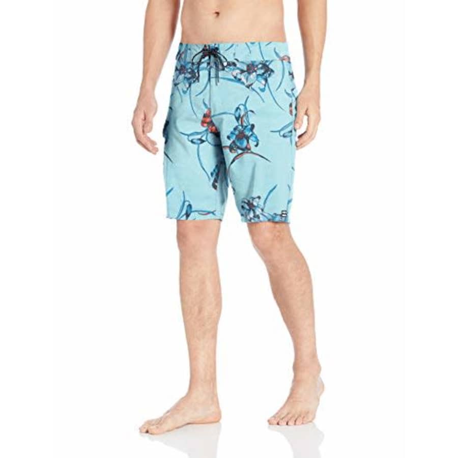 Billabong Men's Classic Solid Stretch Boardshort, All Day Floral Coastal, 31 for $18