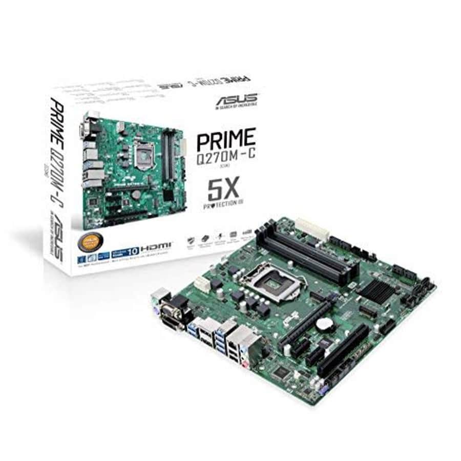 ASUS PRIME Q270M-C - Motherboard - micro ATX - LGA1151 Socket - Q270 - USB 3.0 - Gigabit LAN - onboa for $153
