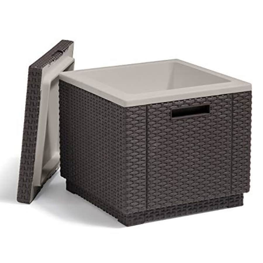 KETER Ice Cube Beer and Wine Cooler Table Perfect for Your Patio, Picnic, and Beach Accessories, for $78 KETER Ice Cube Beer and Wine Cooler Table Perfect for Your Patio, Picnic, and Beach Accessories, for $78