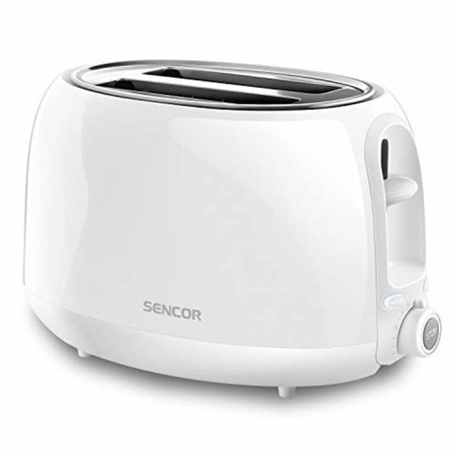 Sencor 2-slot High Lift Toaster with Safe Cool Touch Technology, Medium, Snowdrop White for $30