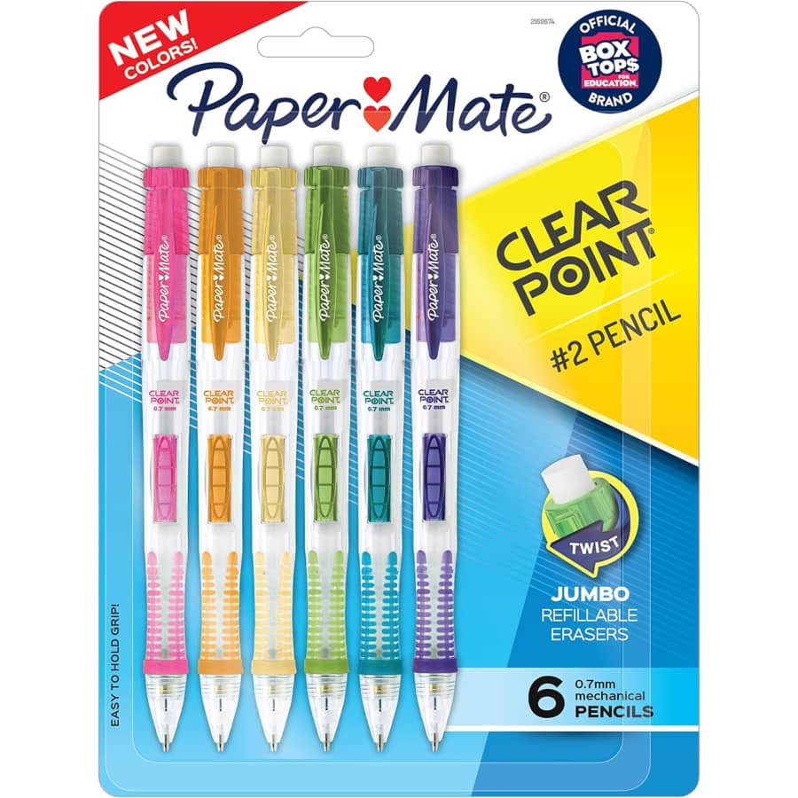 Paper Mate Clearpoint Mechanical Pencils 6-Pack for $7.78 via Sub & Save