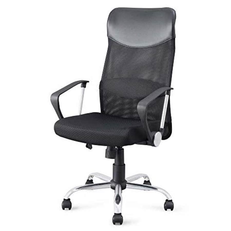 Iris Ohyama OFC-MBH Mesh Back Chair, High Back, Black for $48 Iris Ohyama OFC-MBH Mesh Back Chair, High Back, Black for $48