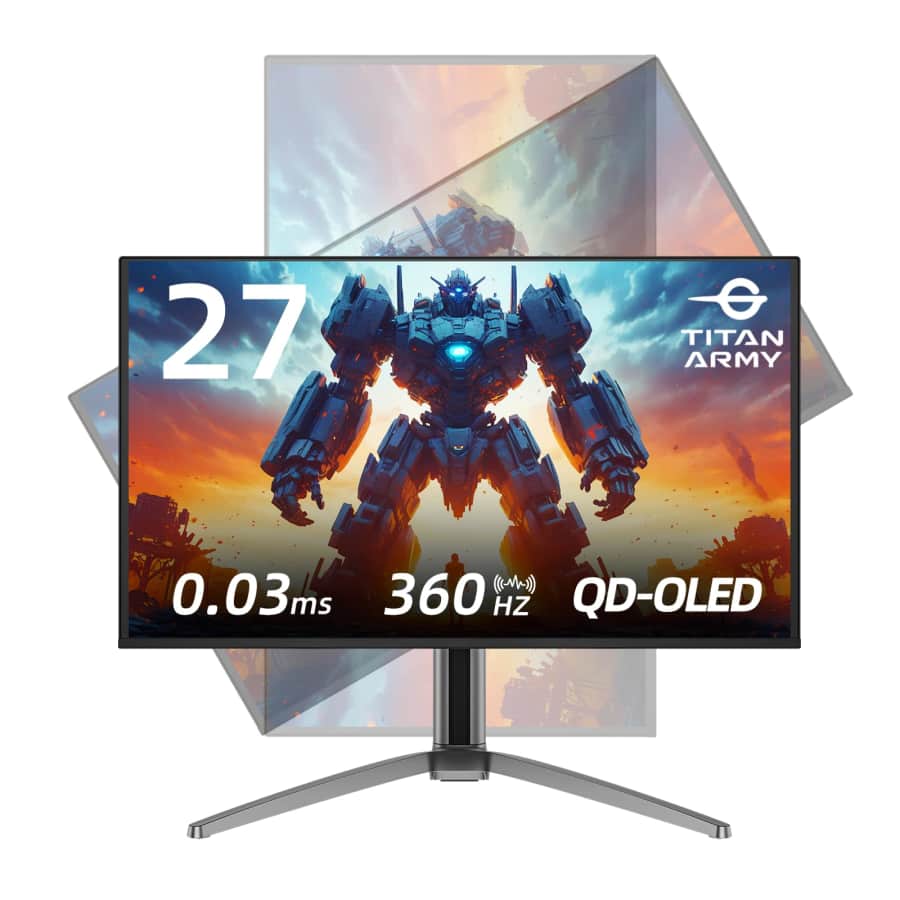 Titan Army 27" 1440p HDR 360Hz FreeSync OLED Monitor for $540