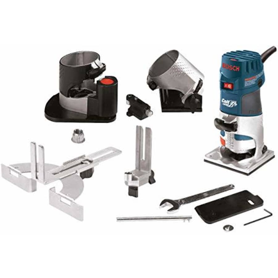 Bosch PR20EVSNK Colt Installers Kit 5.7 Amp 1 Hp Fixed-Base Variable-Speed Router with 3 Assorted for $229