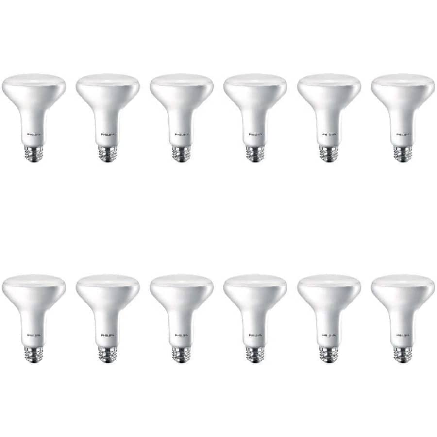 Philips 11W (65W-Equivalent) Dimmable BR30 LED Light Bulb 12-Pack for $43