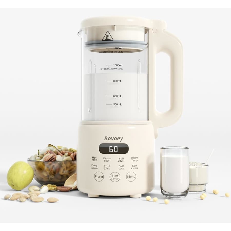 Bovoey 8-in-1 42-oz. Nut Milk Maker for $40 Bovoey 8-in-1 42-oz. Nut Milk Maker for $40