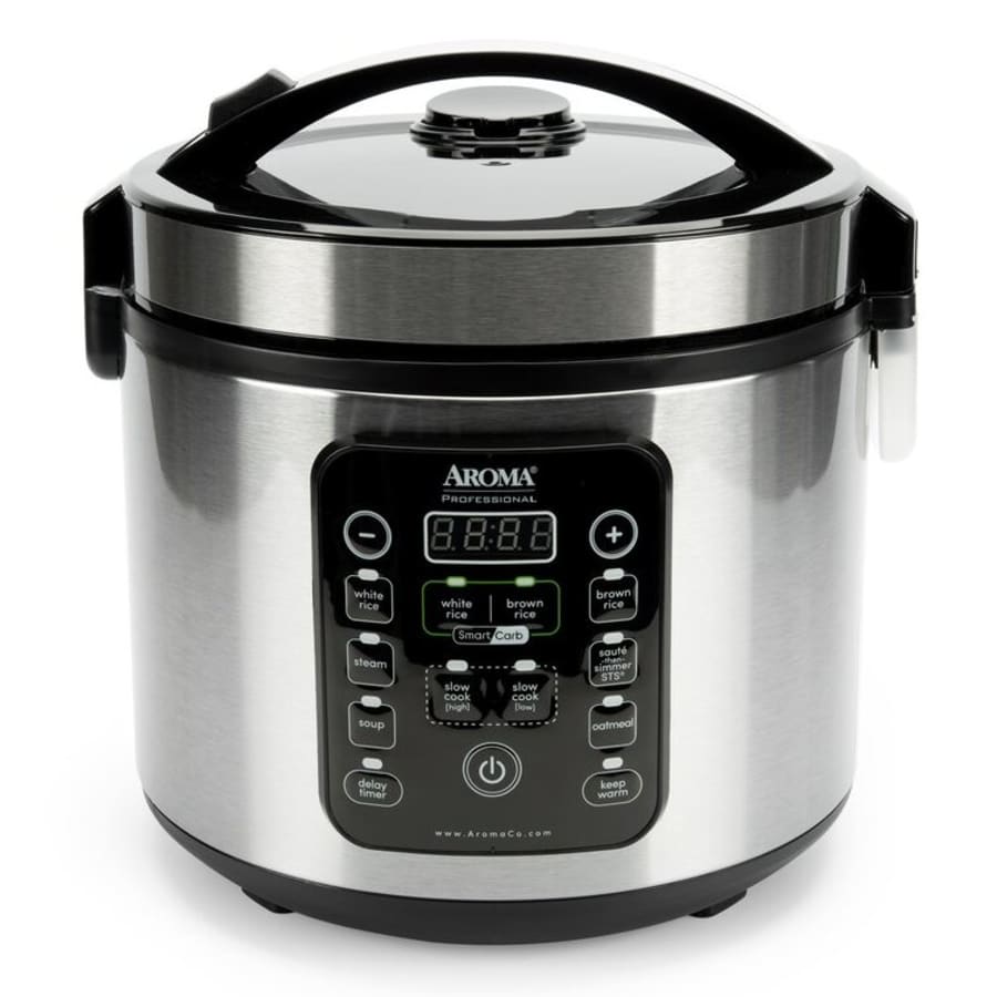 Aroma SmartCarb Stainless Steel Digital Rice Cooker & Steamer for $61