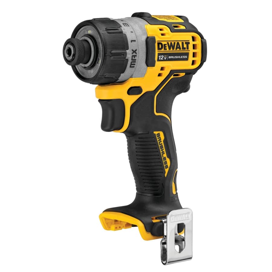 DeWalt XTREME 12V Max Brushless 1/4" Cordless Screwdriver: $99