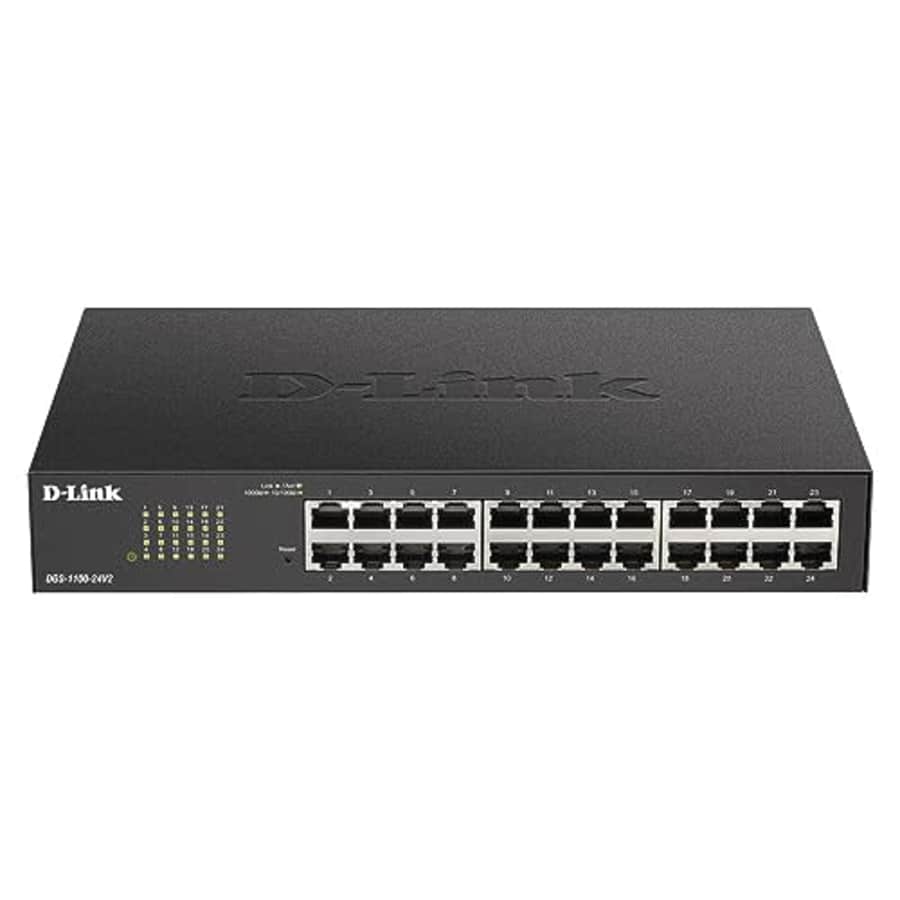 D-Link Ethernet Switch, 24 Port Gigabit Easy Smart Managed Network Internet Desktop or Rack for $127 D-Link Ethernet Switch, 24 Port Gigabit Easy Smart Managed Network Internet Desktop or Rack for $127