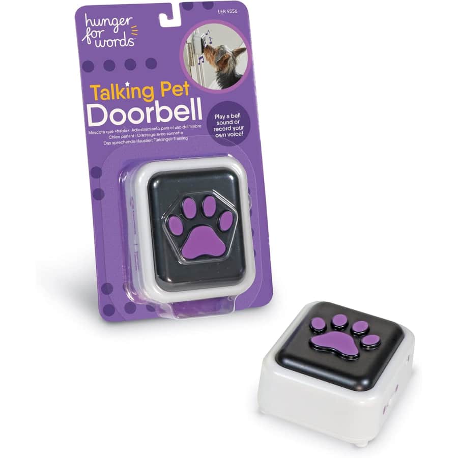 Hunger for Words 1-Piece Talking Pet Doorbell for $4 Hunger for Words 1-Piece Talking Pet Doorbell for $4