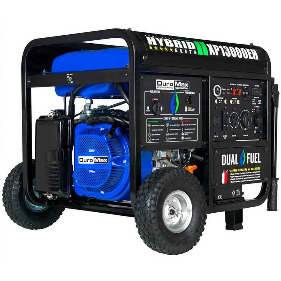 DuroMax 10,500W Dual Fuel Hybrid Portable Generator: $1,099 DuroMax 10,500W Dual Fuel Hybrid Portable Generator: $1,099