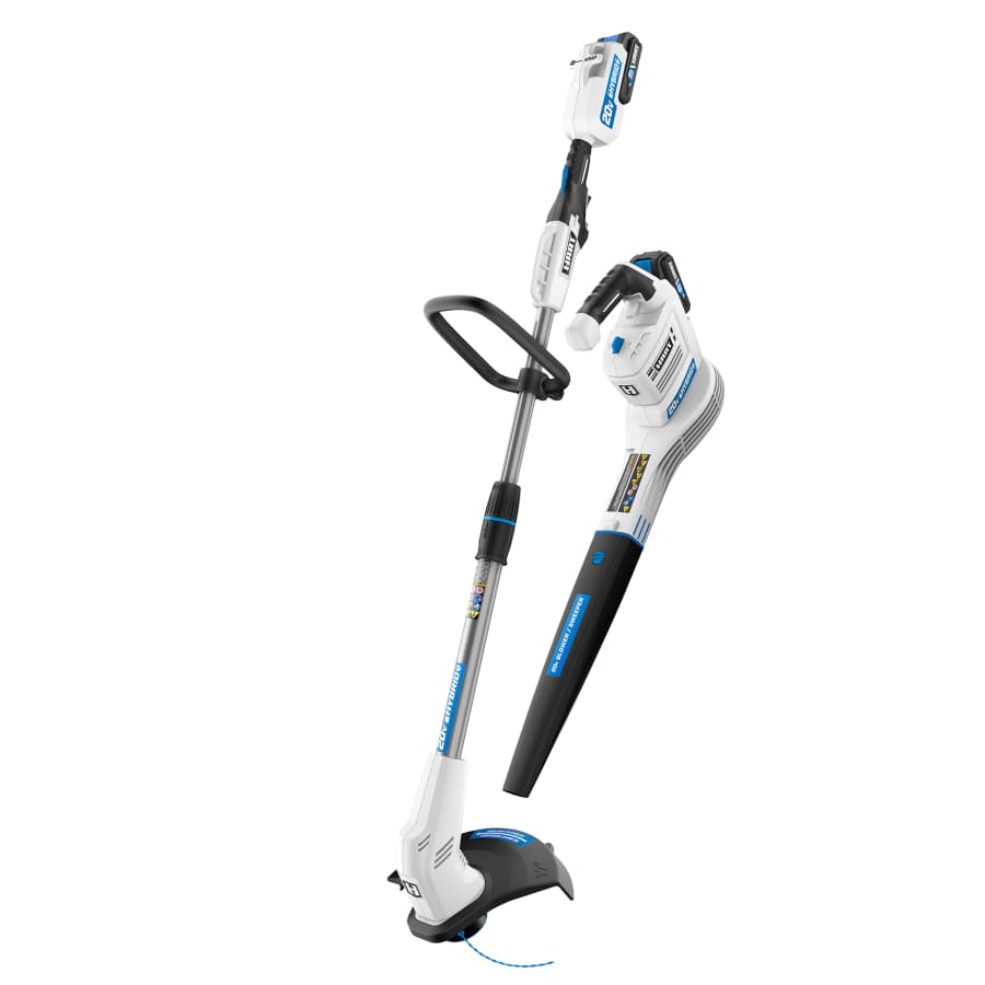 Hart 20V Cordless Hybrid 12" String Trimmer/Edger and Blower Kit for $173
