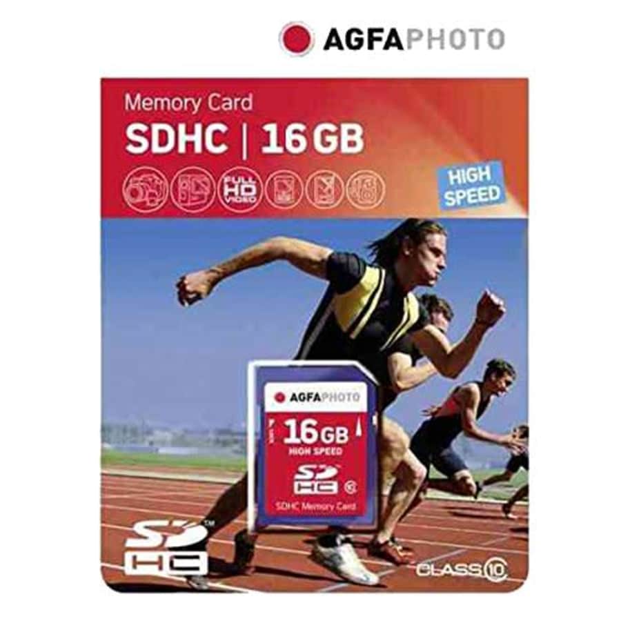 AgfaPhoto SDHC carte 16GB Class 10 / High Speed/MLC for $15
