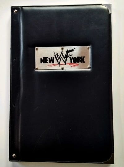 WWF New York menu
