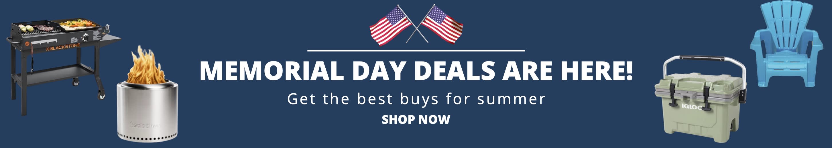 Memorial Day Deals Are Here. Shop Now!