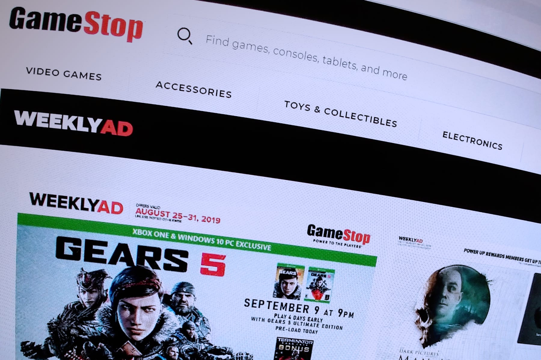 GameStop online shopping