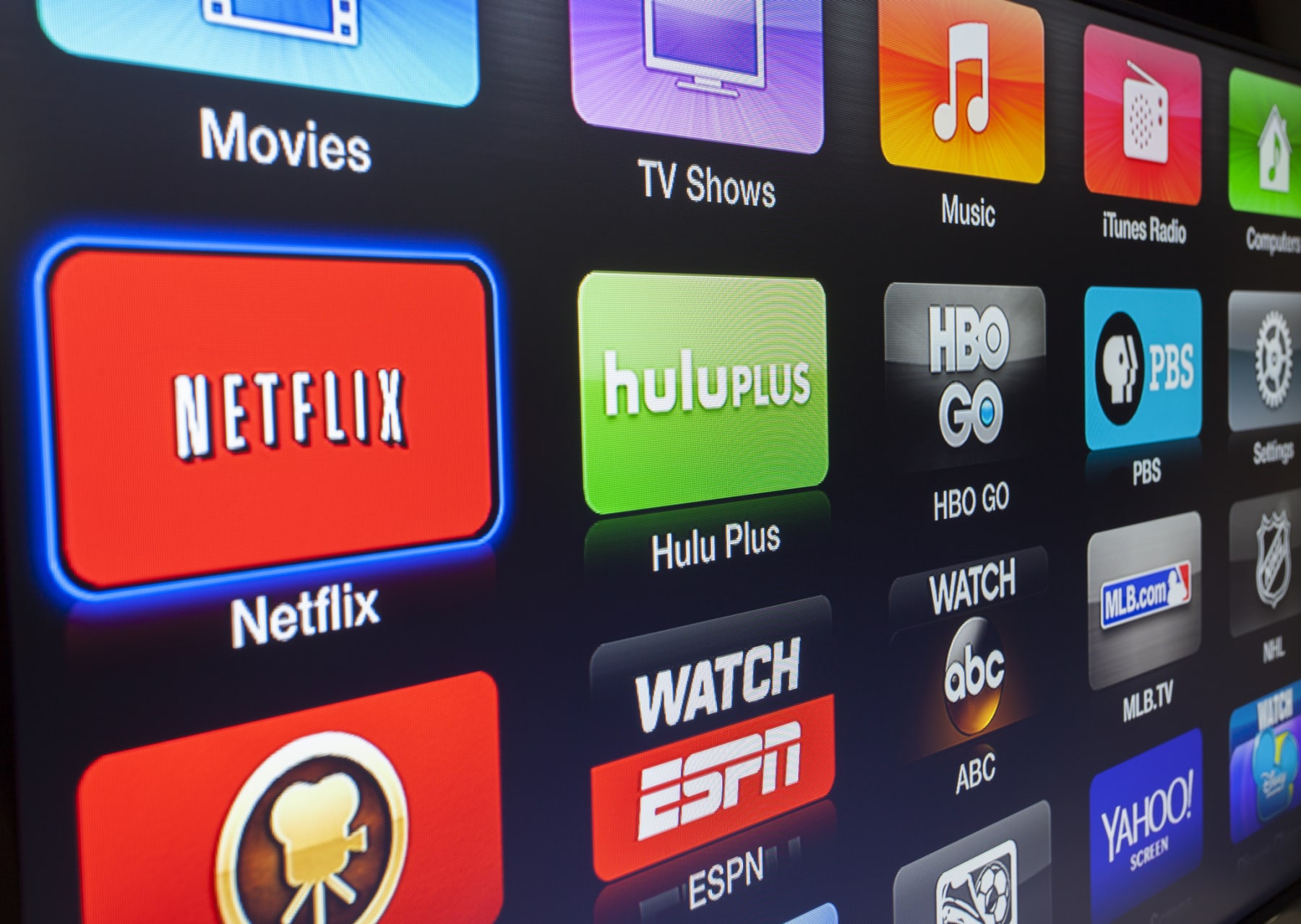 streaming services on tv