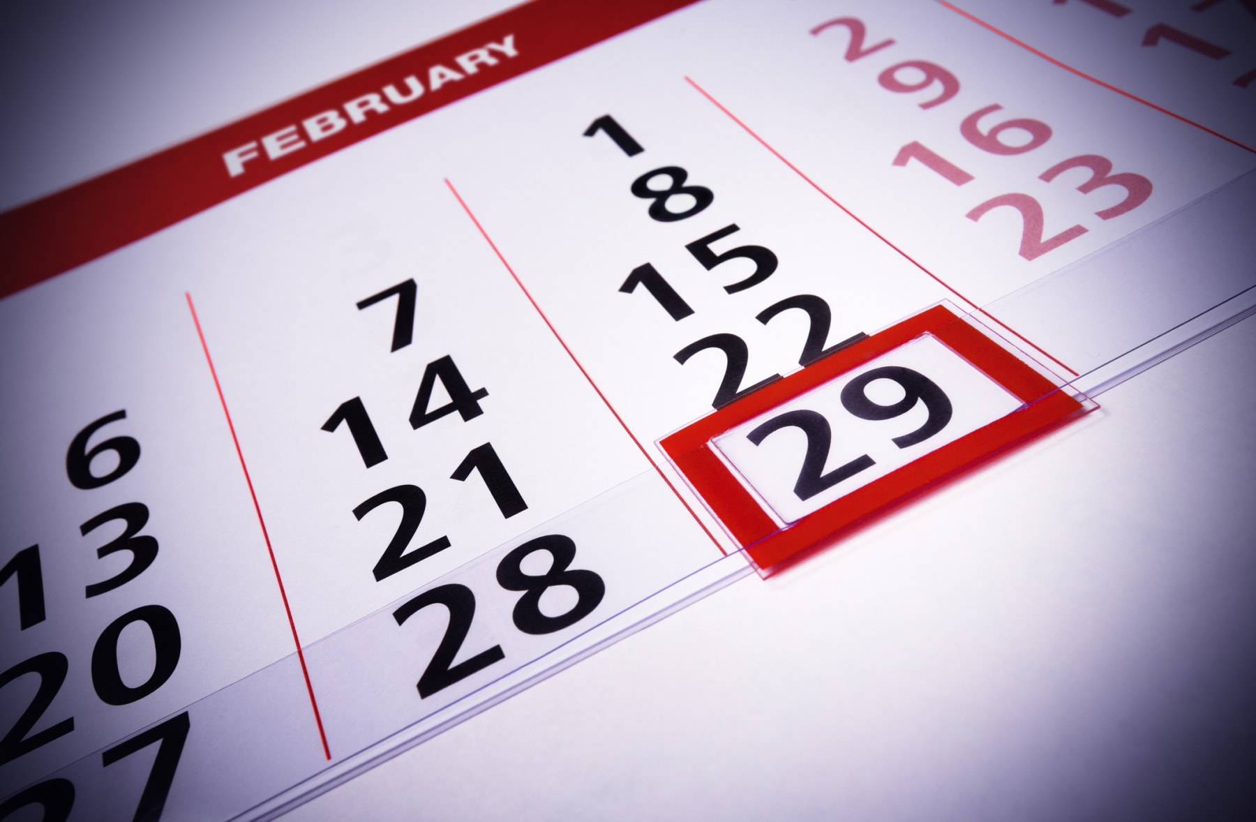 February 29 on calendar