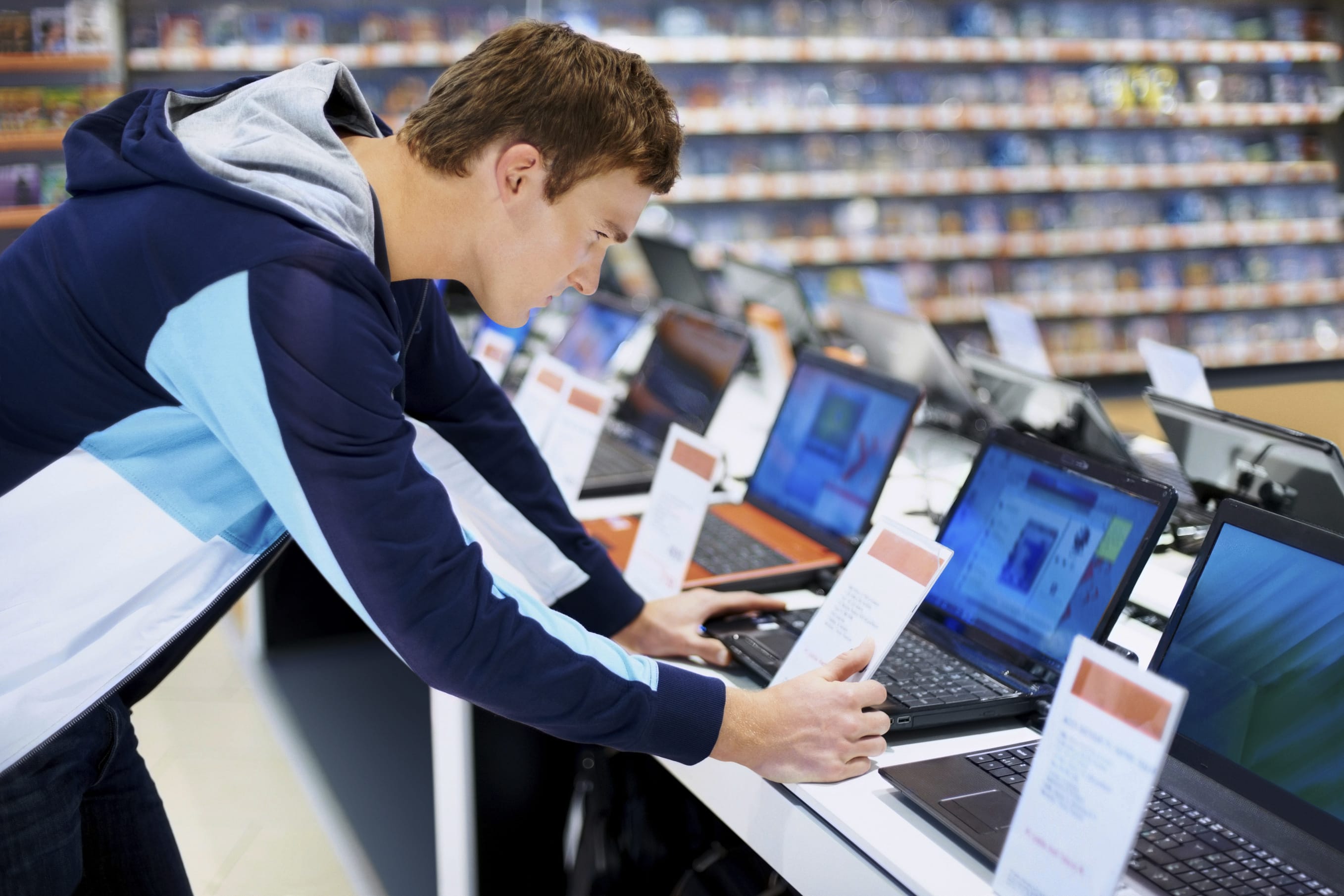 laptop shopping